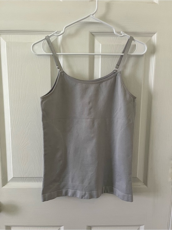 Essentials Tops - Shapermint Essentials Gray Seamless Adjustable-Strap Camisole
